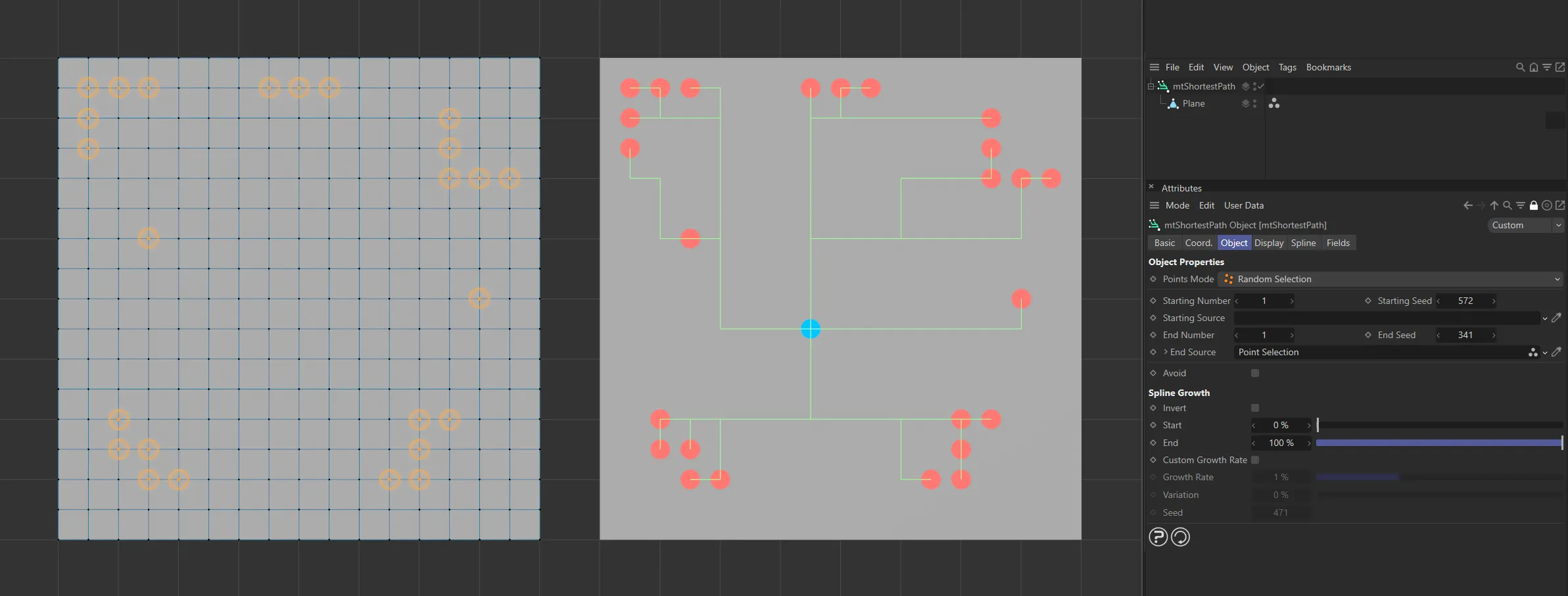 MeshTools_mtShortestPath_Points Mode_Random Selection_End Point_Point Selection_v02.jpg