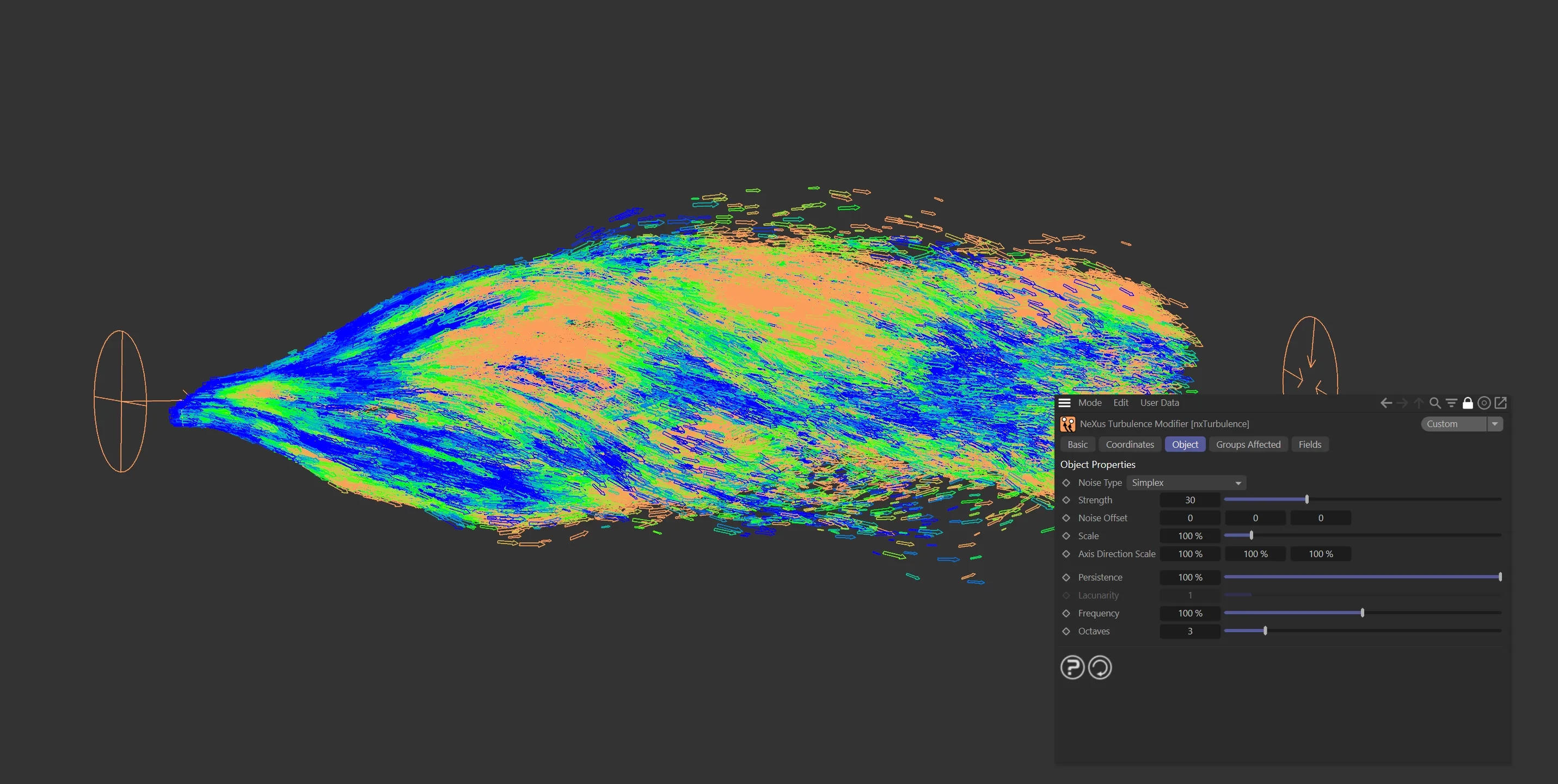 nxTurbulence modifier