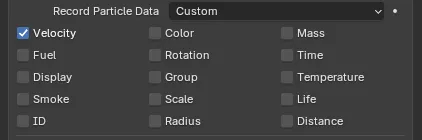The nxCache Custom record-data channel grid
