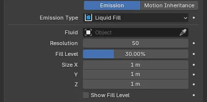 The nxEmitter Emission controls for a Liquid Fill emitter