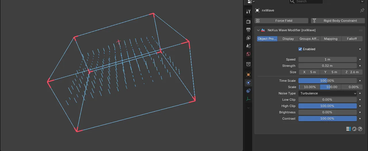 The nxWave Lines draw type