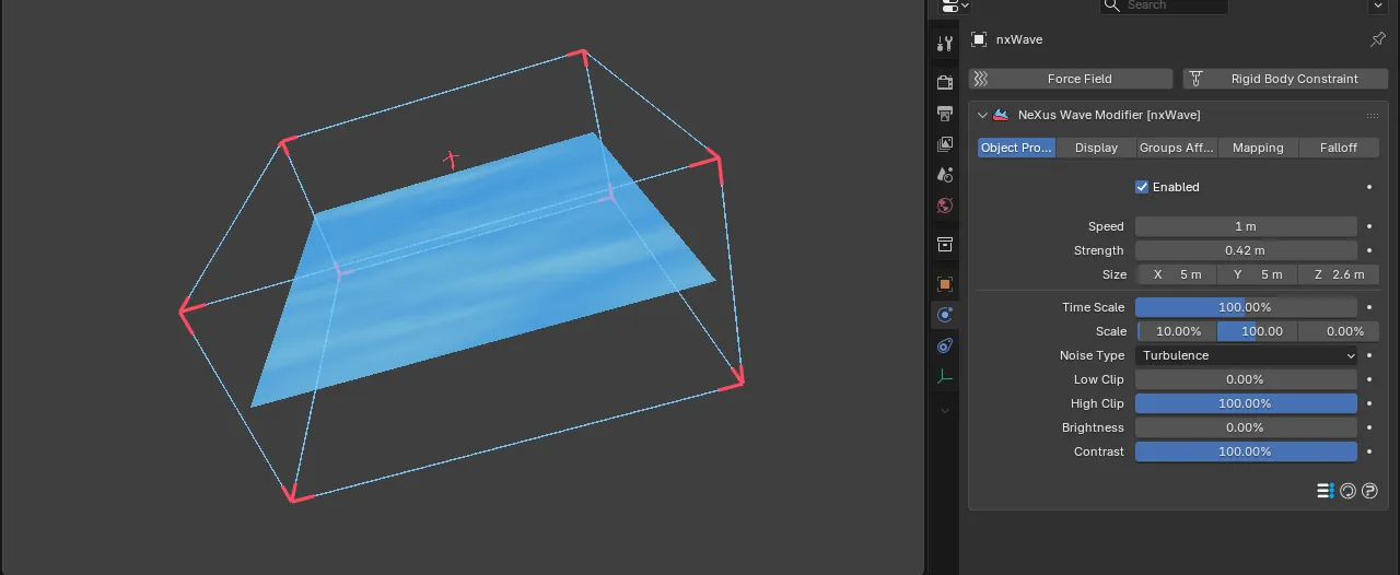 The nxWave Plane draw type