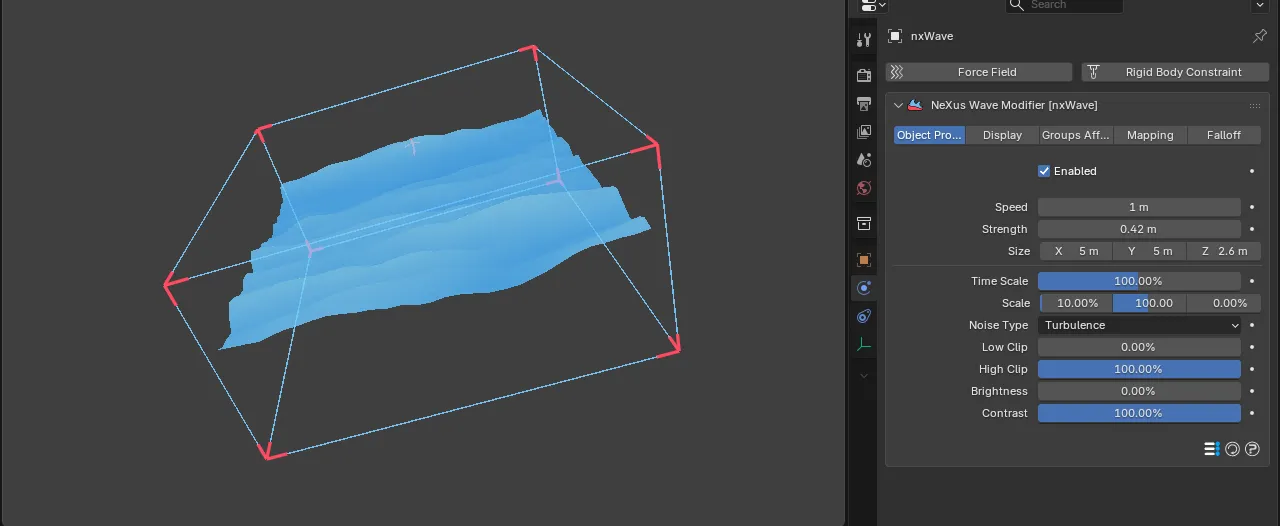 The nxWave Surface draw type