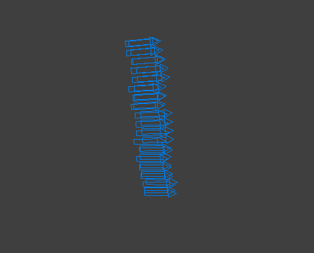 Particles drawn as Arrows
