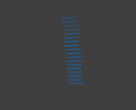 Particles drawn as Lines