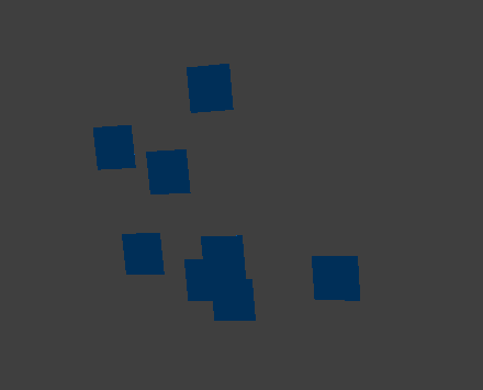 Particles drawn as filled Pyramids